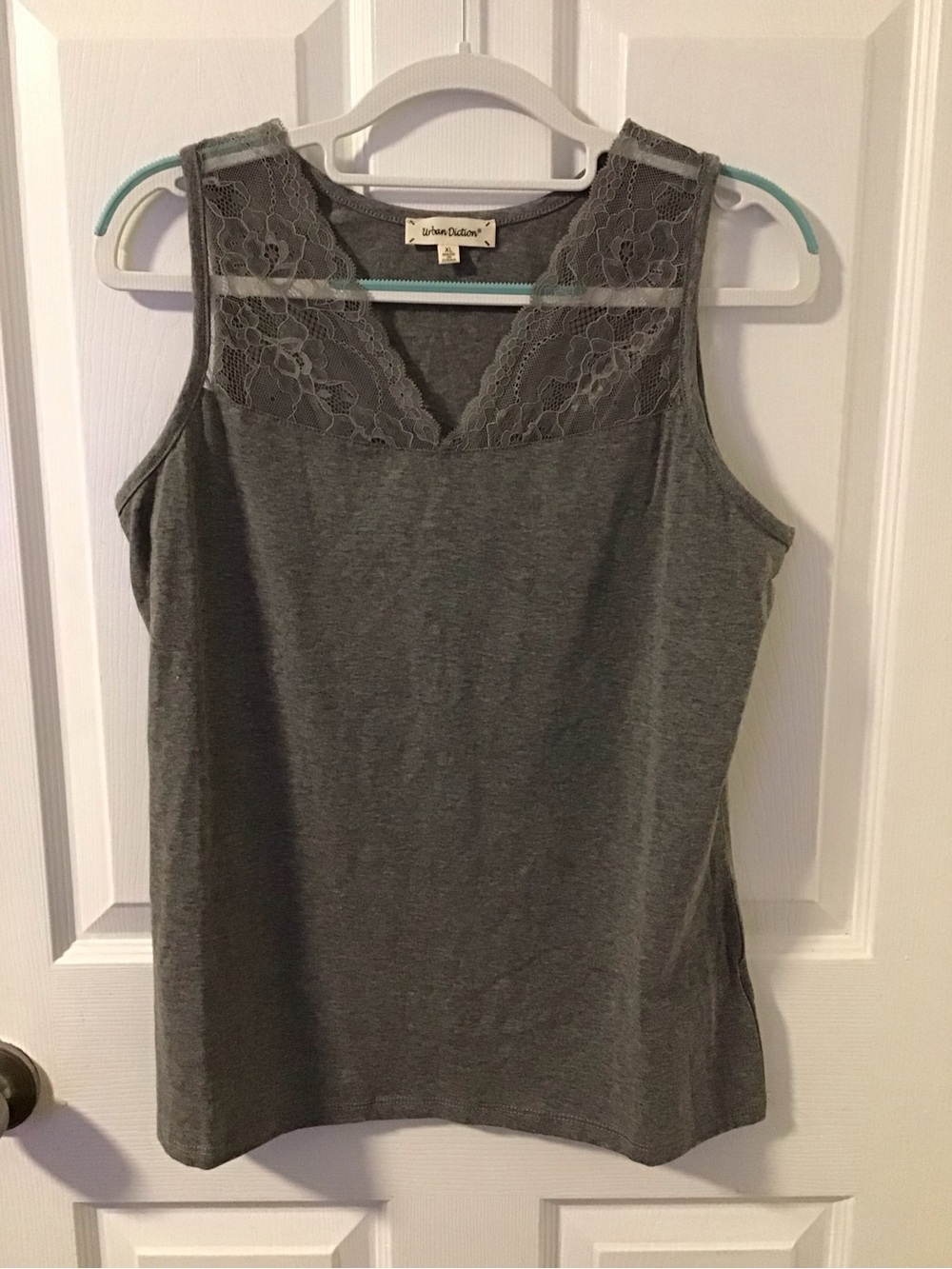 NWOT! Set 3 Tank Tops- Navy, Dark and Light Grey - Picture 2 of 10